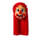 Palhaço Cabelo longo - Mascara de Fibra