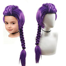 Peruca Infantil Estilo Rainha (Queen) – Cosplay com Tranças