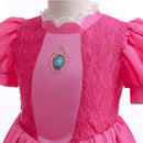 Vestido Infantil de Princesa Fantasia – Estilo Rapunzel, Ariel e Aurora