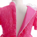 Vestido Infantil de Princesa Fantasia – Estilo Rapunzel, Ariel e Aurora