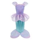 Vestido Infantil de Princesa Fantasia – Estilo Rapunzel, Ariel e Aurora