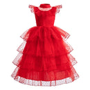 Vestido Infantil de Princesa Fantasia – Estilo Rapunzel, Ariel e Aurora