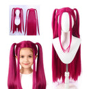 Peruca Infantil Estilo Rainha (Queen) – Cosplay com Tranças