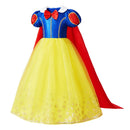 Vestido Infantil de Princesa Fantasia – Estilo Rapunzel, Ariel e Aurora