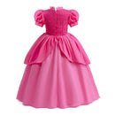 Vestido Infantil de Princesa Fantasia – Estilo Rapunzel, Ariel e Aurora